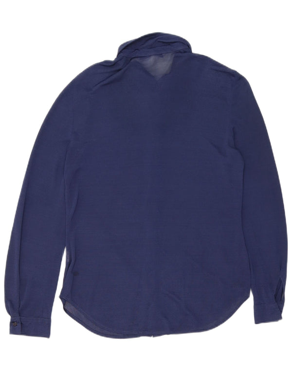 Penny Black Womens Shirt Blouse UK 14 Medium Navy Blue