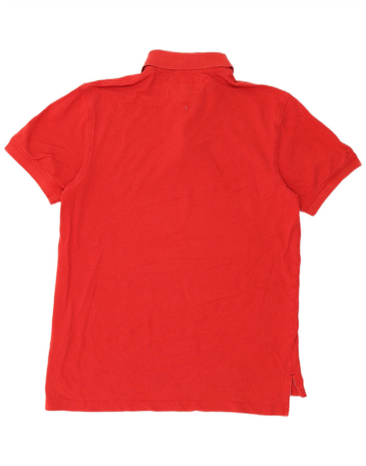 Tommy Hilfiger herre poloshirt Medium rød bomuld