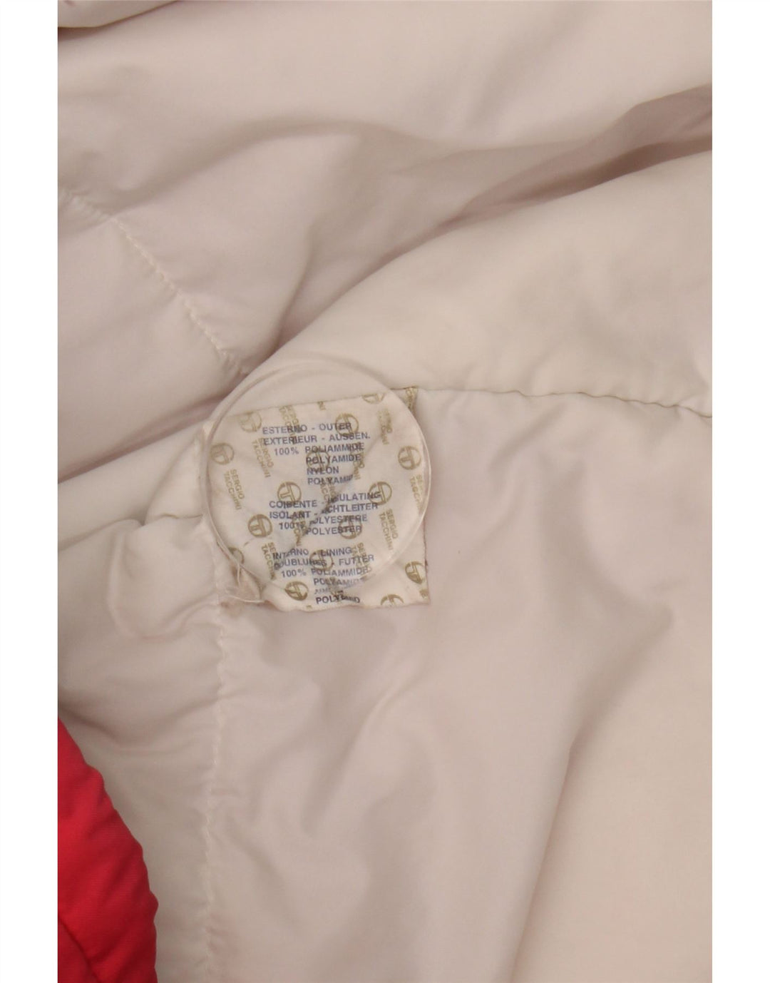 Sergio Tacchini Herre Skijakke UK 44 2XL Rød Colourblock Polyamid