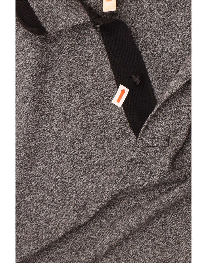 Sun68 Langærmet herre poloshirt XL grå bomuld