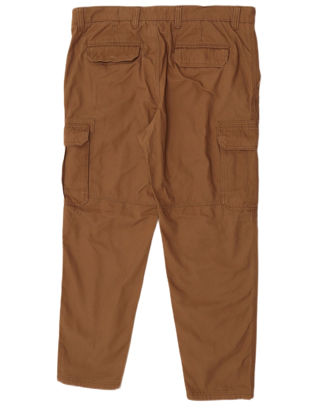Marks & Spencer Herre Slim Fit Cargo Bukser W38 L29 Brun Bomuld