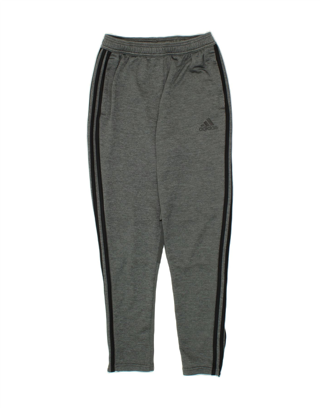 ADIDAS Girls Tracksuit Trousers 13-14 Years Grey Flecked Polyester Vintage Adidas and Second-Hand Adidas from Messina Hembry 