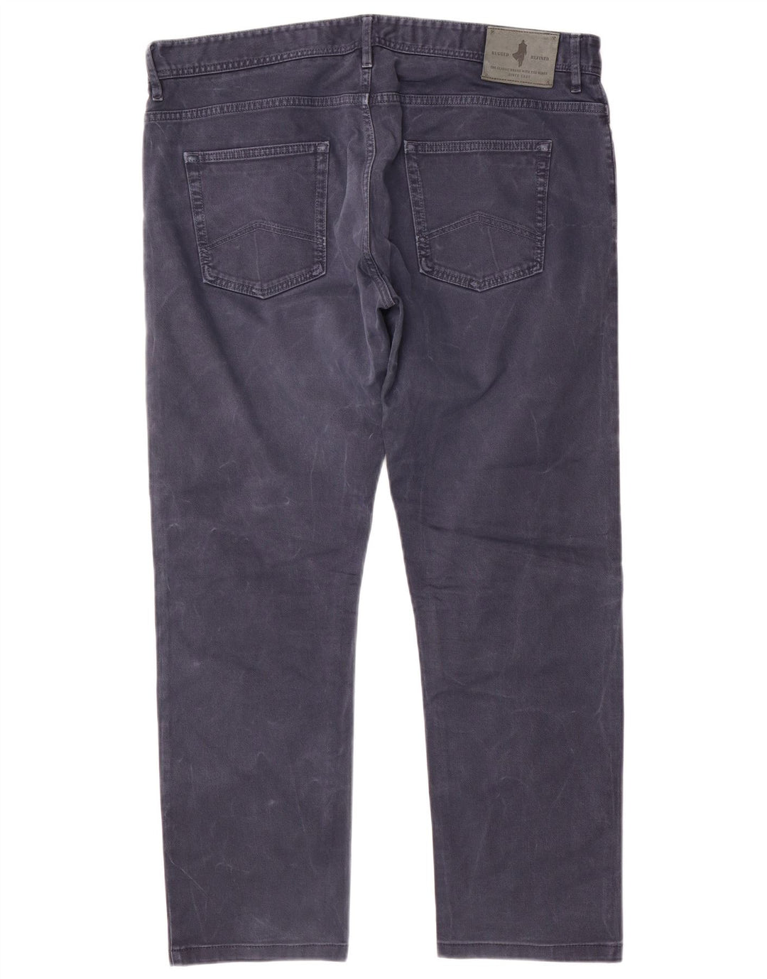Marlboro Classics Herre Regular Tapered Jeans W38 L30 Marineblå Bomuld