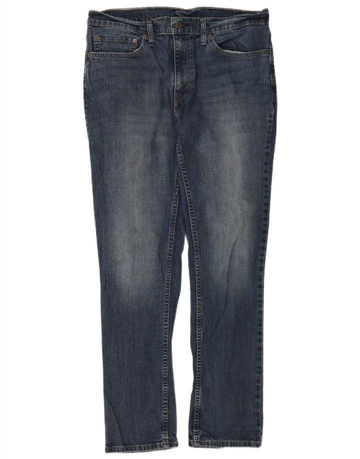 Levi's Herre 511 Slim Jeans W34 L32 Blå Bomuld