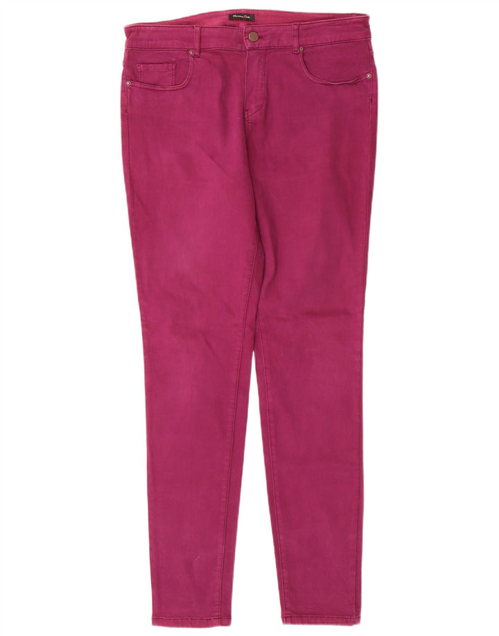 Massimo Dutti Dame Skinny Jeans EU 40 Medium W30 L30 Lilla