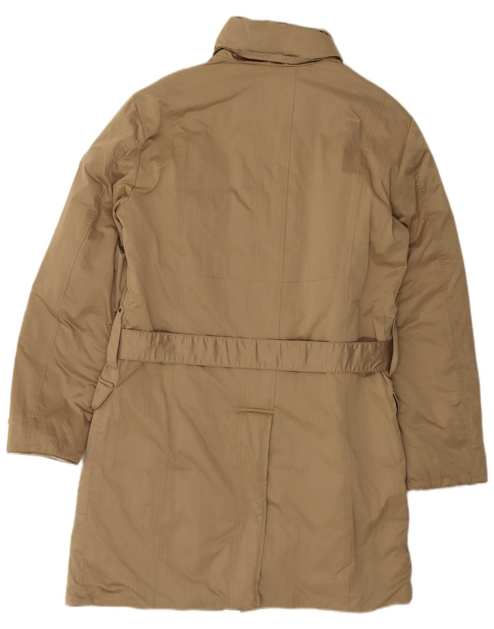 TRUSSARDI Womens Padded Coat IT 50 XL Khaki Polyester