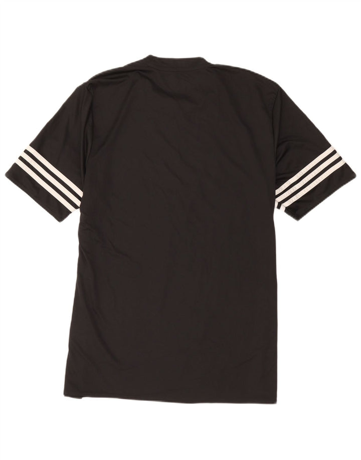 Adidas Herre Climalite T-Shirt Top Stor Sort Polyester