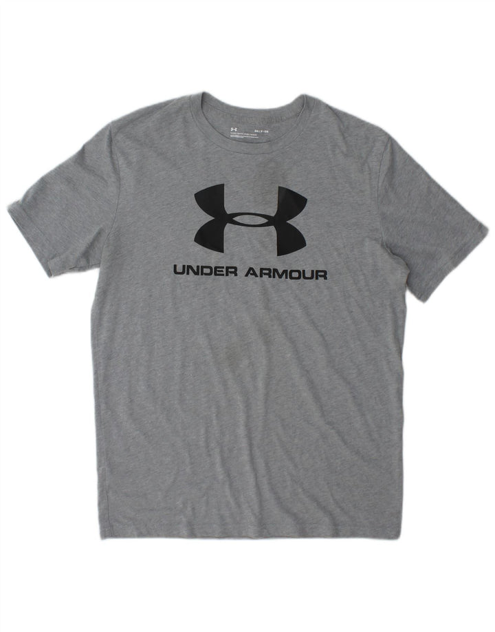 Under Armour Herre Grafisk T-Shirt Top Lille Grå