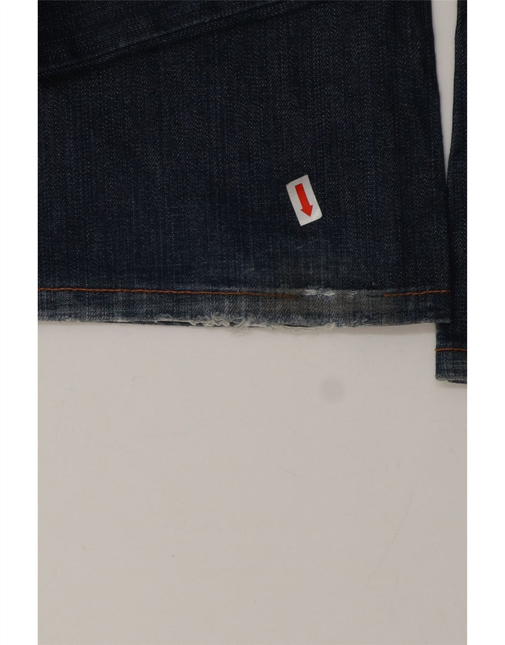 Diesel Dame Bootcut Jeans W32 L34 Blå Bomuld
