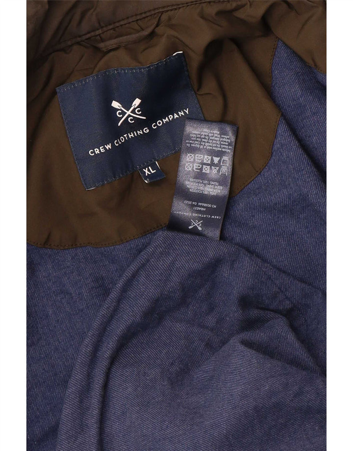 Crew Clothing Herre quiltet jakke UK 42 XL Khaki Polyester