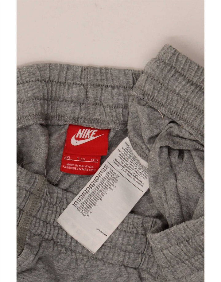 Nike sportsshorts til mænd 2XL grå bomuld