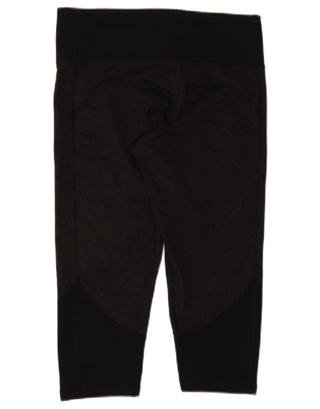 ADIDAS Womens Climalite Capri Leggings UK 16/18 Large Black Polyester
