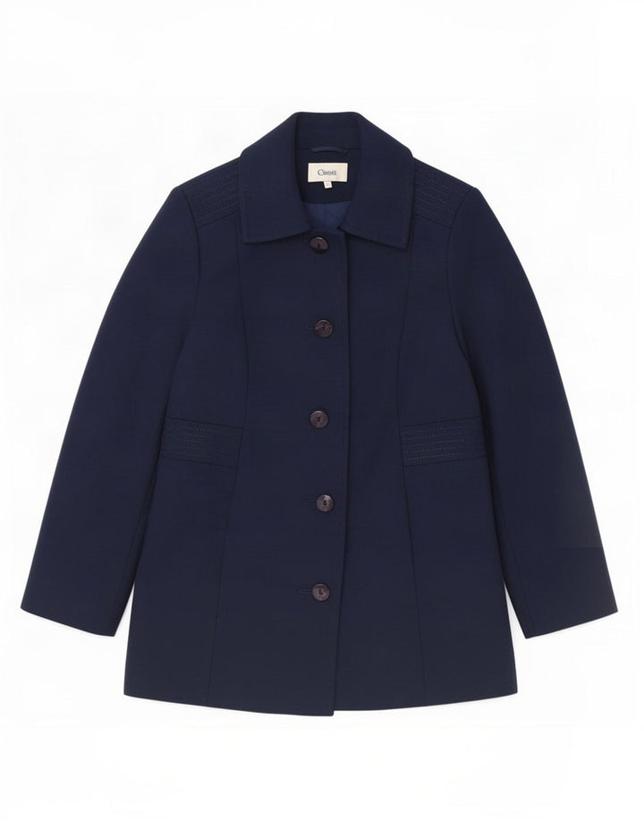Marks & Spencer Dame 5 Button Blazer Jacket UK 12 Medium Navy Blue