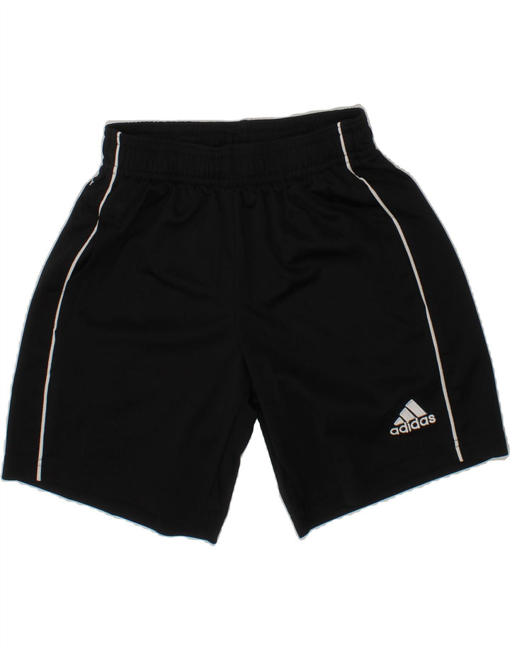 ADIDAS Boys Sport Shorts 9-10 Years Black Polyester Vintage Adidas and Second-Hand Adidas from Messina Hembry 