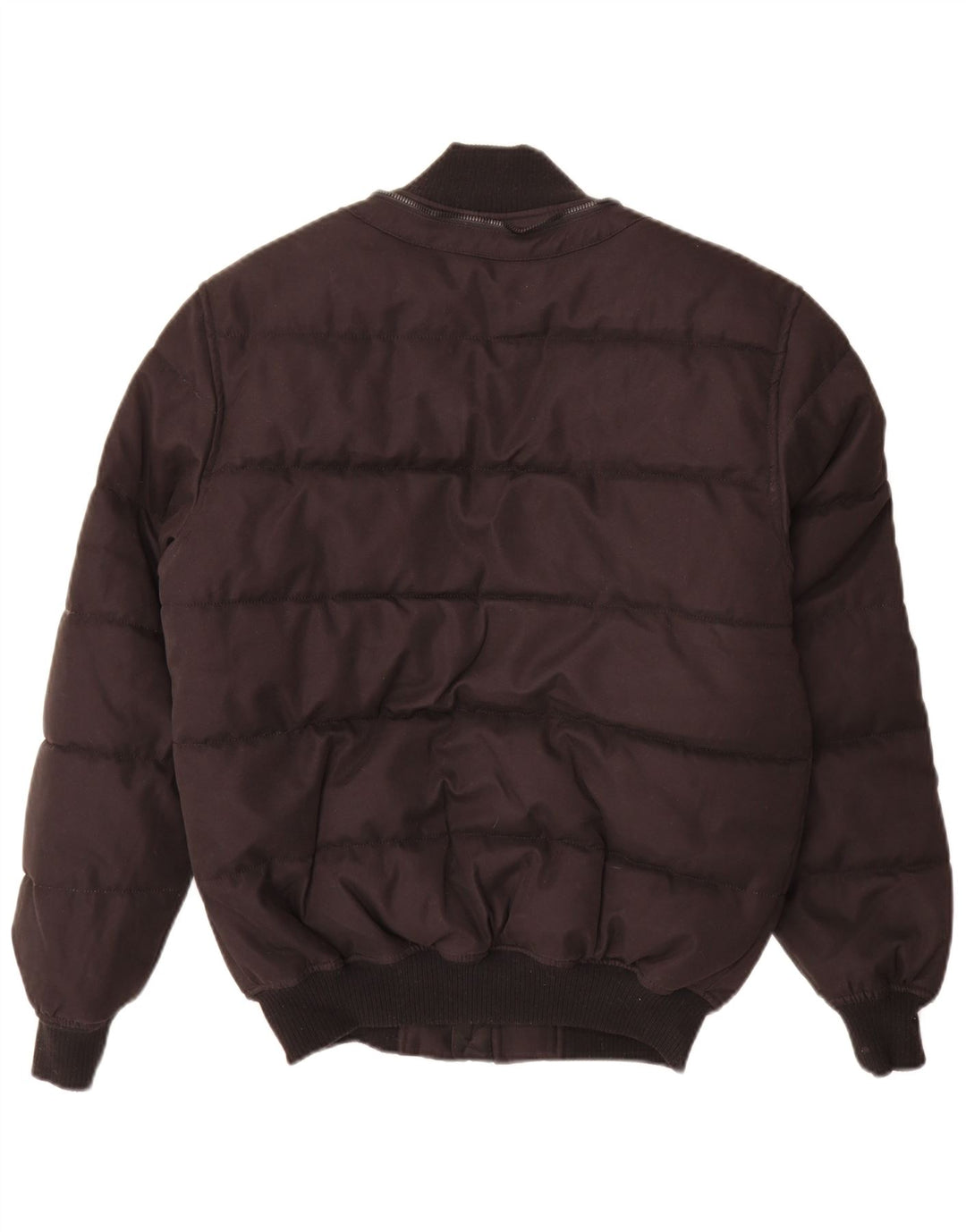 Zara Herre polstret jakke UK 36 Lille sort polyester