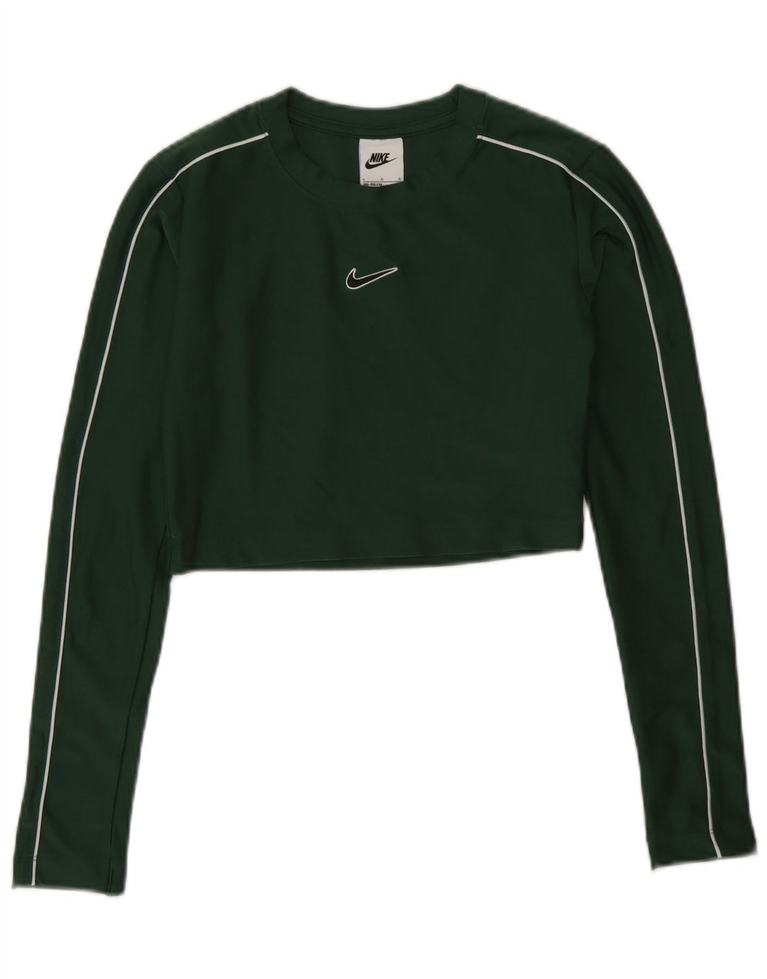 Nike Girls Crop Top Langærmet 12-13 år Stor Grøn Polyester