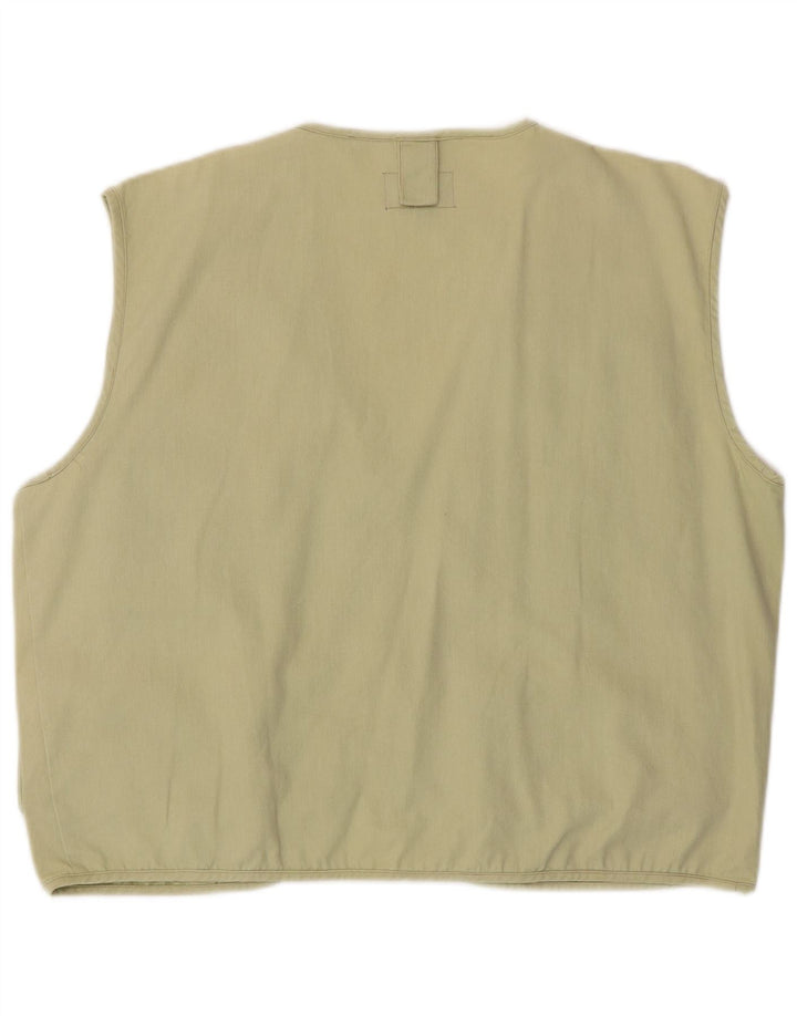 Vintage Herre Utility Gilet UK 38 Medium Green