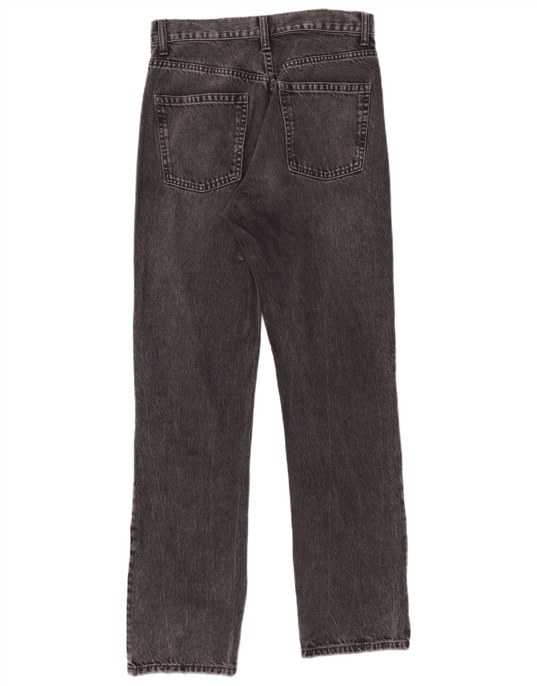 Zara Dame Straight Jeans EU 38 Small W28 L31 Sort Bomuld