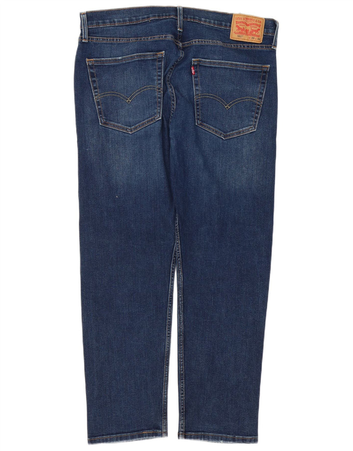 Levi's Herre 502 Regular Tapered Jeans 36 L30 Blå Bomuld