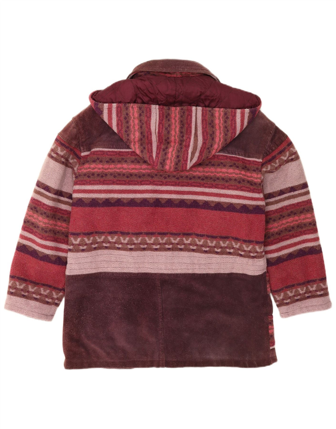 Henri Rossi Dame vindjakke EU 42 Stor flerfarvet læder