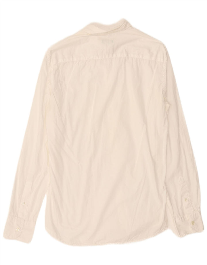 Benetton Herreskjorte Medium Hvid Bomuld