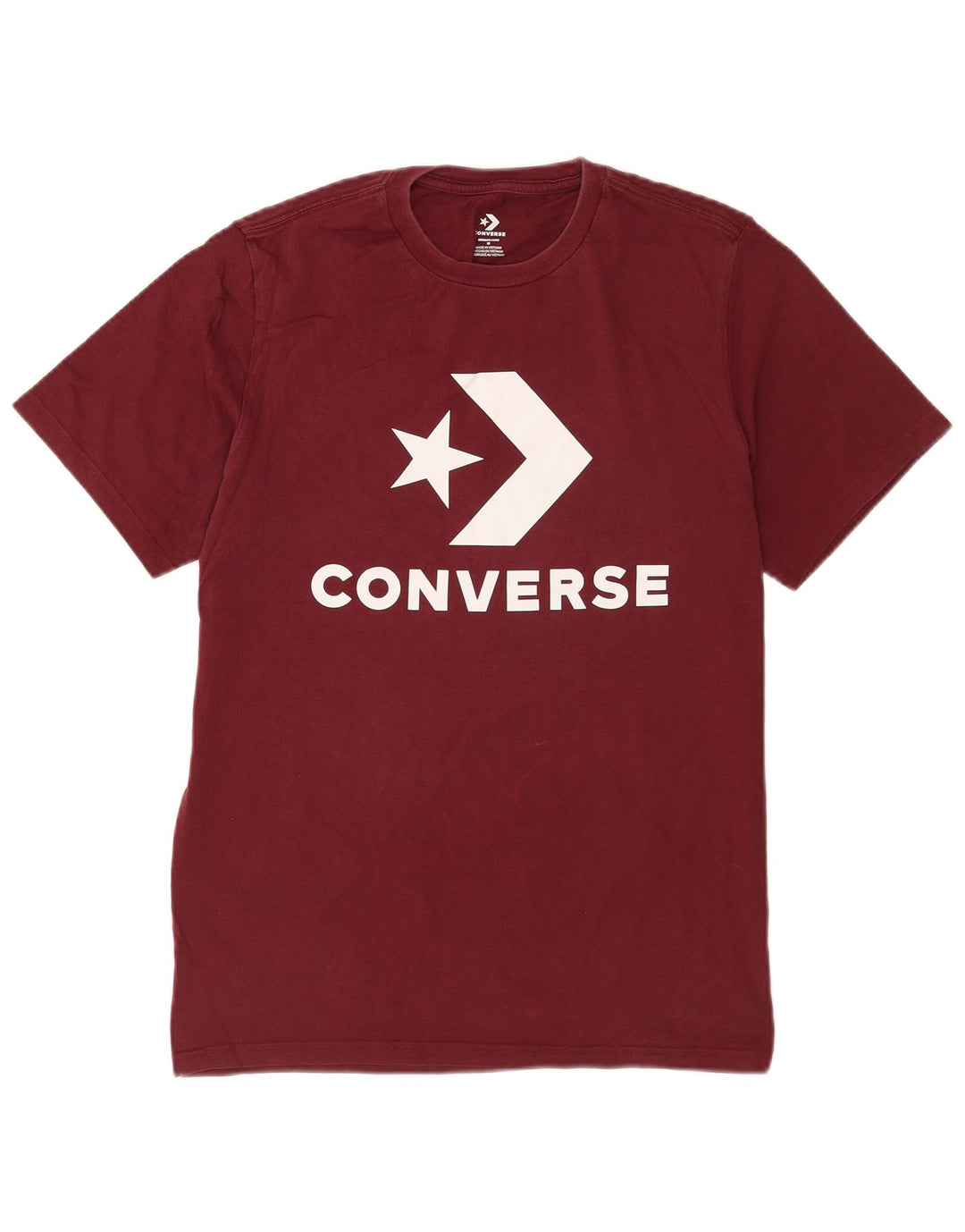 Converse Grafisk T-shirt til mænd, medium Burgund