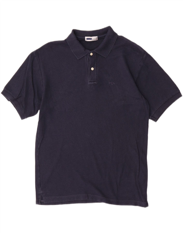 FILA Poloskjorte til mænd IT 50 Medium Navyblå Bomuld