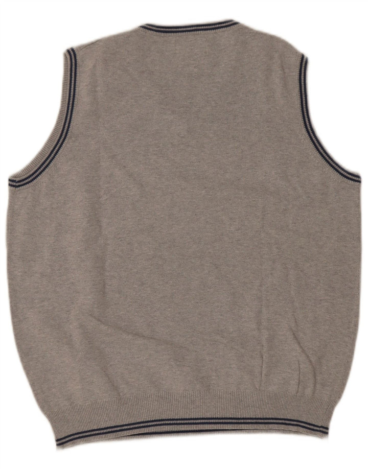 Kappa Vest Tank Top Medium Grey Flecked Bomuld