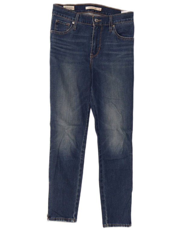 Levi's Womens 721 High Rise Skinny Jeans W26 L26 Blue Cotton