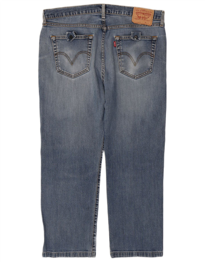 LEVI'S Straight jeans til mænd W38 L27 blå bomuld