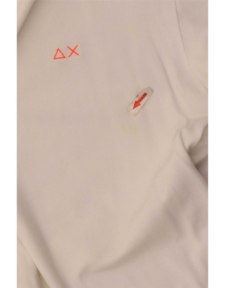 Sun68 Herre T-Shirt Top 2XL Hvid Bomuld