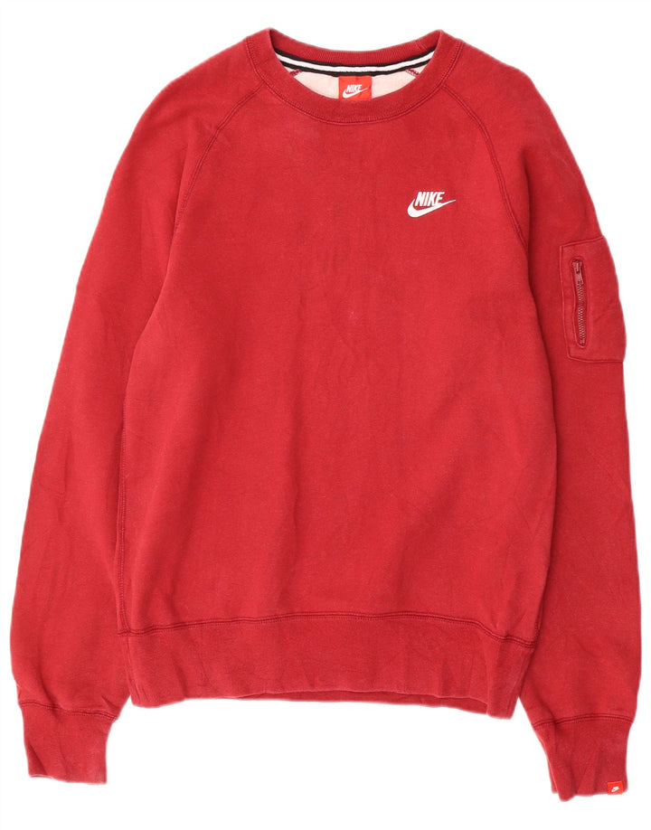 Nike Sweatshirt til mænd, lille rød bomuld