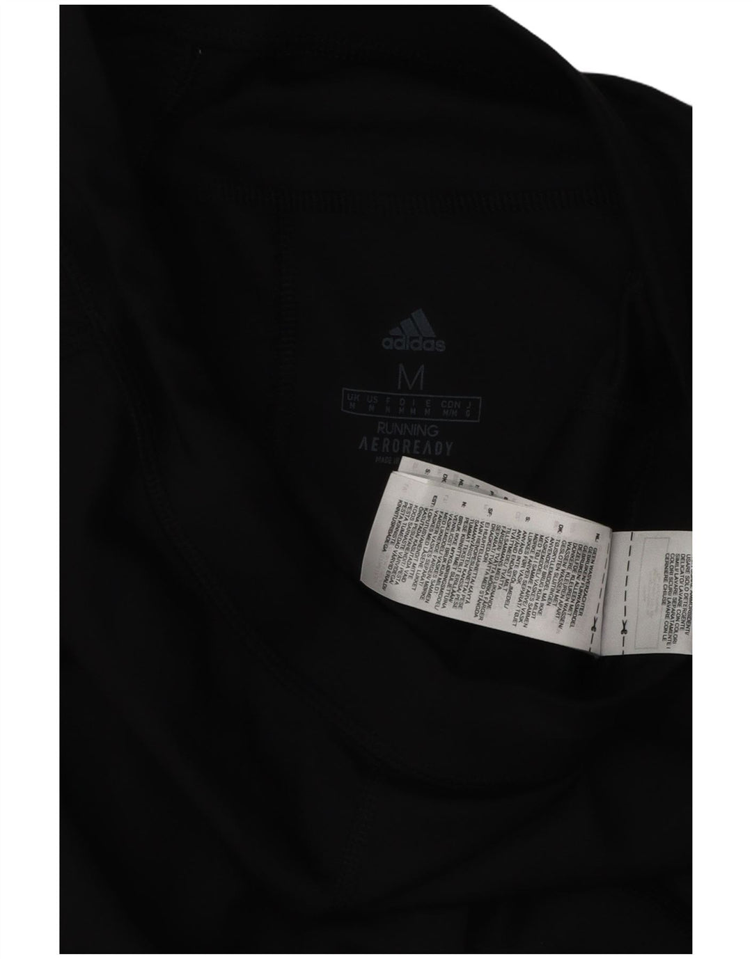 Adidas Aeroready Leggings til kvinder UK 12 Medium Sort Polyester