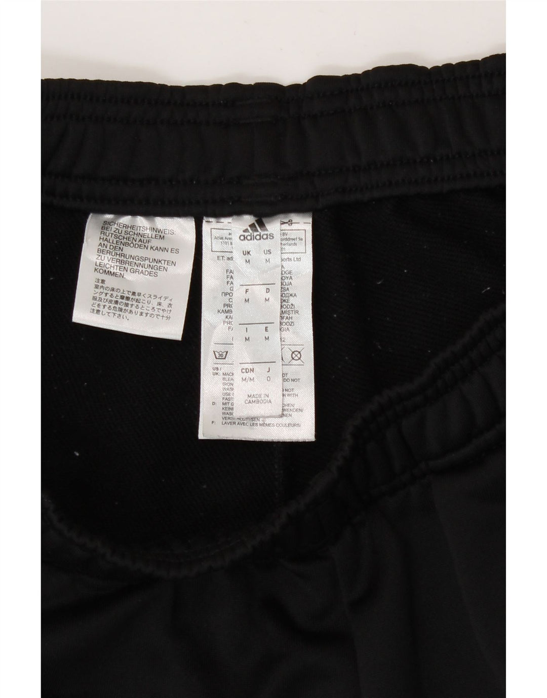 Adidas Træningsdragtsbukser til mænd Medium Sort Polyester