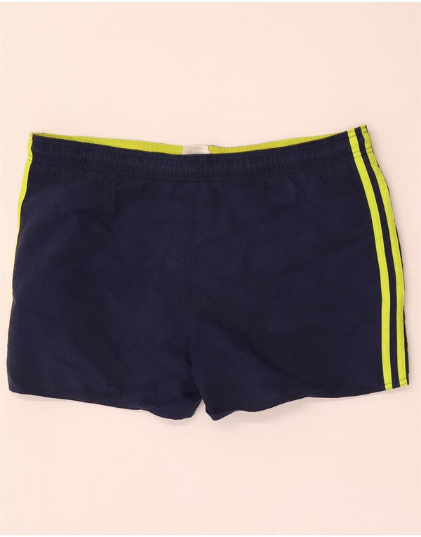 Adidas Badeshorts til mænd mellem marineblå nylon
