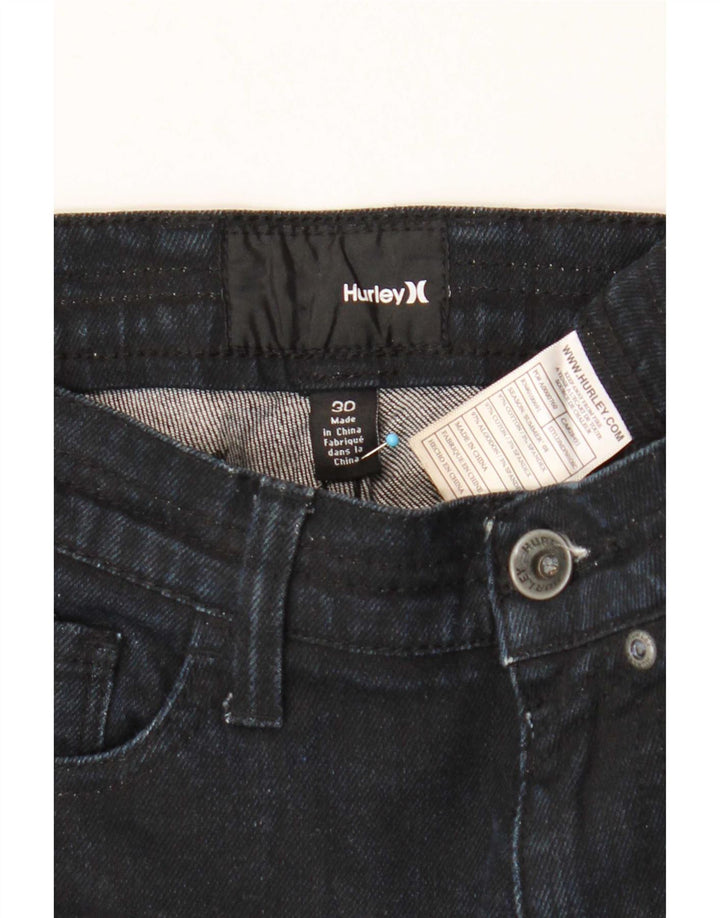 Hurley Dame Slim Jeans W30 L29 Marineblå Bomuld