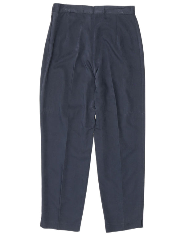 Vintage kvinders tilspidsede cropped bukser IT 42 Medium W26 L25 Marineblå