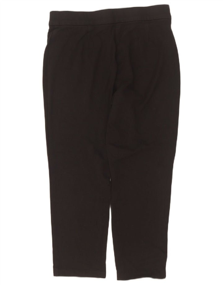 Marks & Spencer Dame Capri Træningsdragt Bukser UK 12 Medium Black Viscose