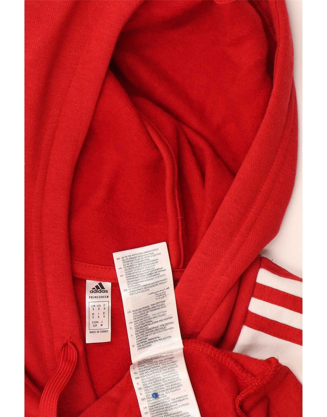 Adidas Hættetrøje til mænd, lille rød bomuld