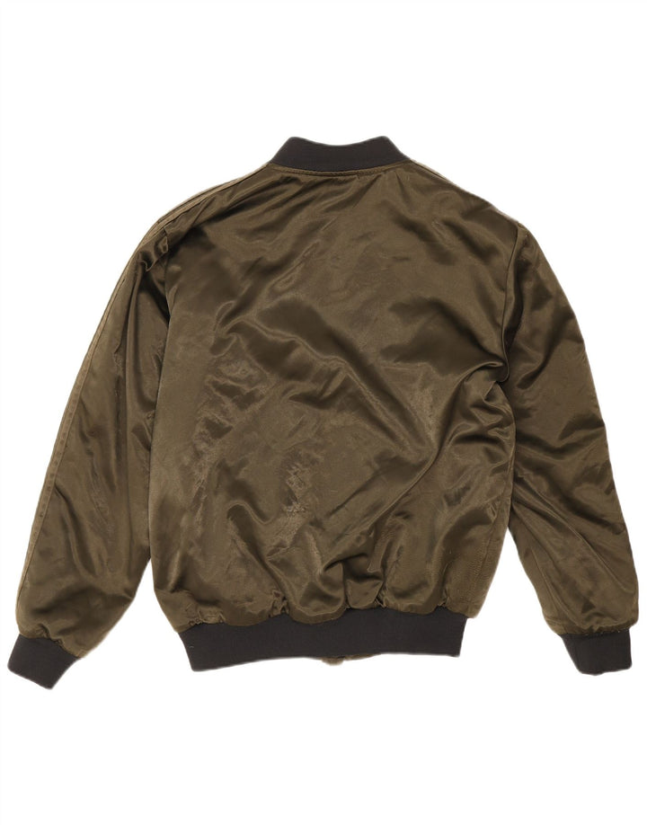 Adidas Herre Varsity Jacket UK 36 Small Khaki Polyamide