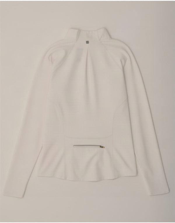 Nike dame lynlås top langærmet UK 8/10 Small White