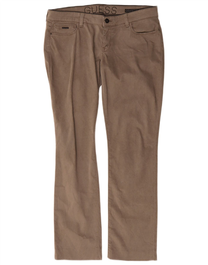 Guess Dame Bootcut Casual Bukser W32 L30 Grå Lyocell