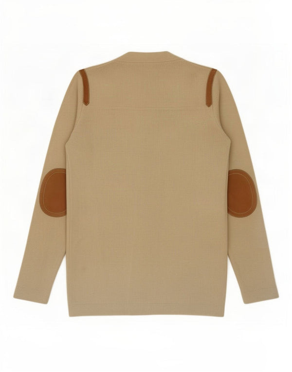 Vintage dame cardigan sweater UK 10 Small Beige