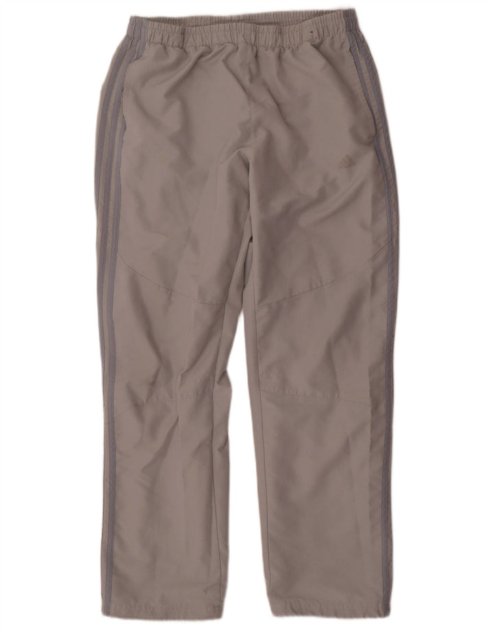 Adidas Træningsdragtsbukser til mænd UK 42/44 Large Grå Polyester