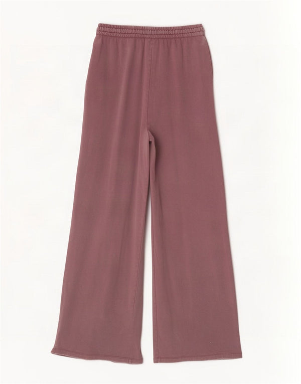 Zara Womens Tracksuit Bukser med brede ben UK 12 Medium Purple