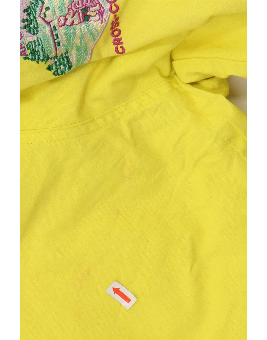 SERGIO TACCHINI Herre grafisk hætte skijakke IT 54 2XL gul bomuld