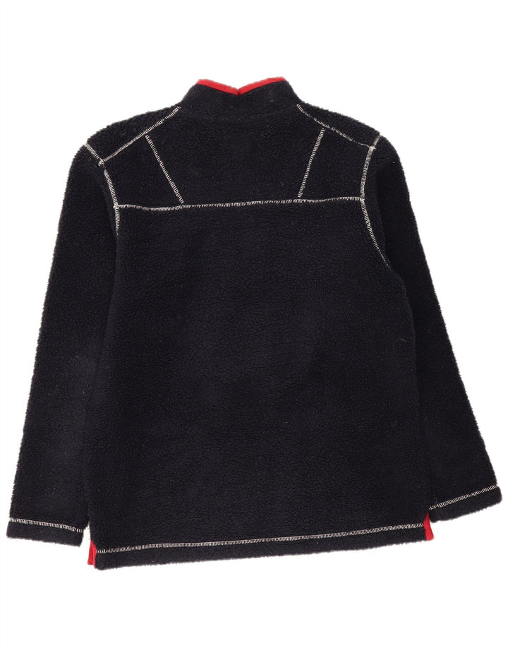 JOULES Fleece Jumper med lynlås til mænd Stor sort polyester