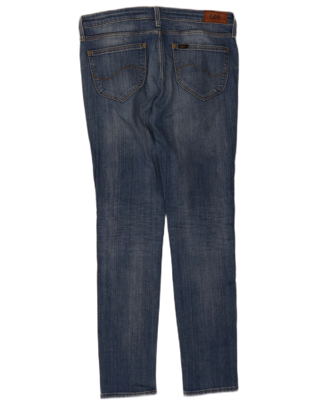LEE Dame Scarlett Slim Jeans W30 L28 Blå Bomuld