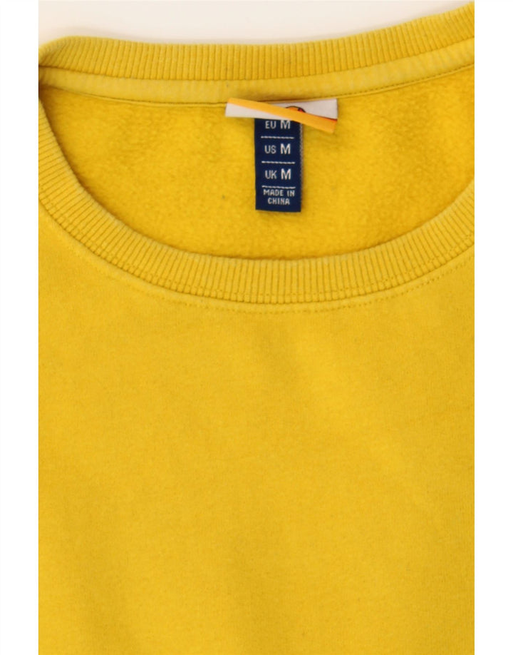 ELLESSE Mens Sweatshirt Jumper Medium Yellow Cotton Vintage Ellesse and Second-Hand Ellesse from Messina Hembry 