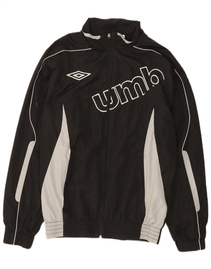 Umbro Herre grafisk træningsdragt Topjakke XL Sort Colourblock Polyester